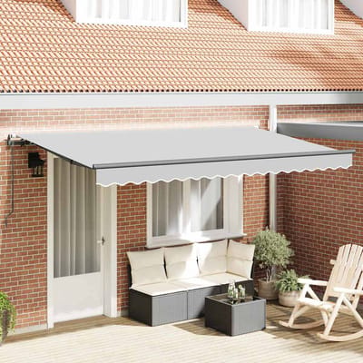 vidaXL - Zonnescherm - Frame - Antraciet - 4 - x - 2 - m - Metaal