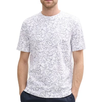 Tom Tailor - T-shirt - Heren - XL - Wit - Katoen - 1045713