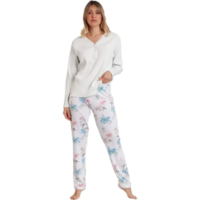 Dames pyjama met lange mouwen Admas Garden French