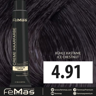 Femmas (4.91) - Haarverf - Medium goudbruin - 100ml
