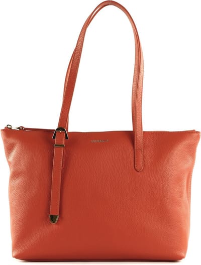 COCCINELLE Leren Schoudertas Coccinelle Gleen Handbag Tangerine Lichtrood