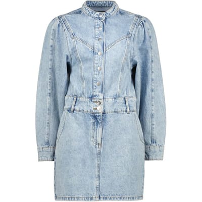 RAIZZED Sage Midi Dress Light Blue Stone Size: XS | Midi Dresses Outlet | Dames | Blauw