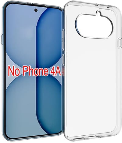 MobyDefend Hoesje - Geschikt voor Nothing Phone (4a) - Transparante TPU Backcover - Volledig Doorzichtig