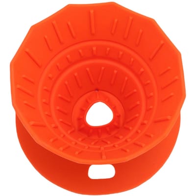 Pour Over Koffiedruppelaar Voedselkwaliteit Silicone Opvouwbaar Draagbaar Handgezet Koffiefilter cinnaber
