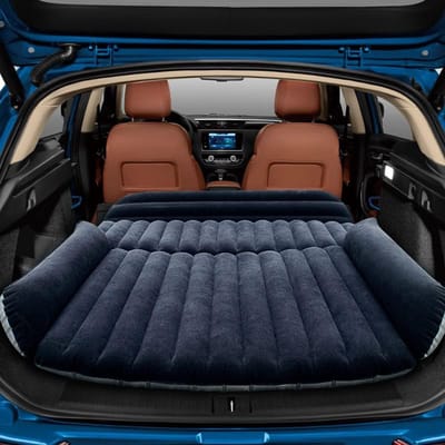 Candala Autoluchtmatras met luchtpomp, dik opblaasbaar SUV-bed voor outdoor, camping, reizen
