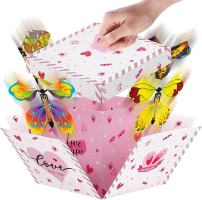 Verrassingsdoos met Vliegende Vlinders - Creatieve DIY Cadeaubox voor Verjaardag en Feestjes