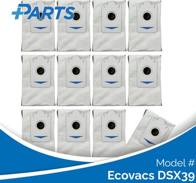 Ecovacs DSX39 Stofzakken (12 Stuks, Plus.Parts® alternatief voor DDB030025)