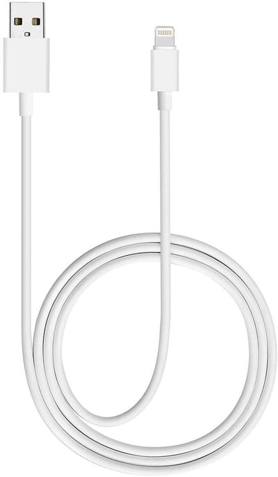 Musthavz - USB-A naar Lightning Kabel – 1 Meter – Wit – Oplaad- en Synchronisatiekabel voor iPhone & iPad