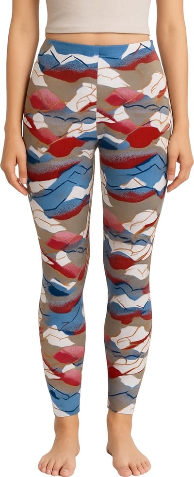 Artistieke Dames Legging | Print Legging | Comfort & Stijl - M