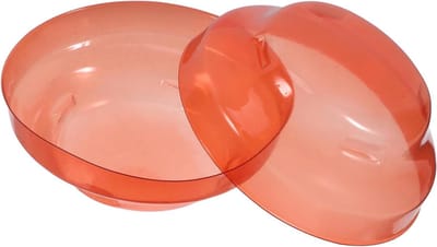 Rookmelder Beschermhoes - Detector Afdekking - Koken en Klussen - Voorkomt Vals Alarm - 10x10x3.8 cm - Oranje