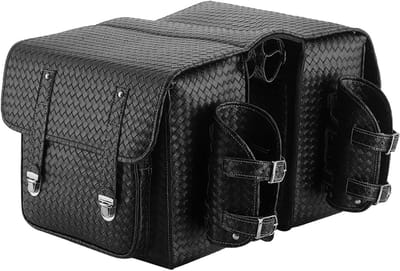 Fietstassen Set - Fietsbagage Tassen - Fietsen Boodschappen - Waterdichte Constructie - 20 liter - Zwart