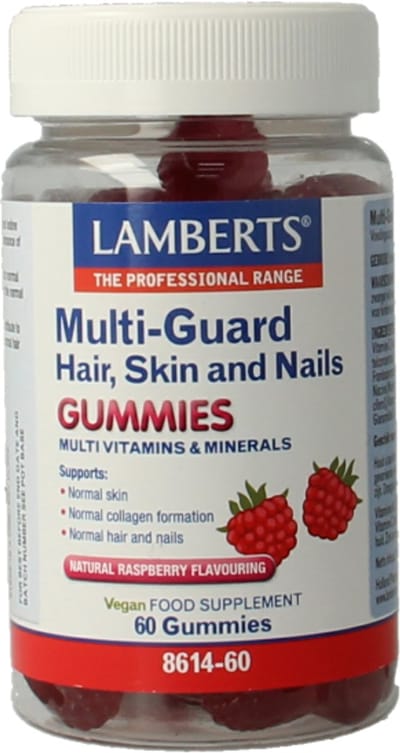 Lamberts Multi guard haar huid nagel gummies 60 Gummies