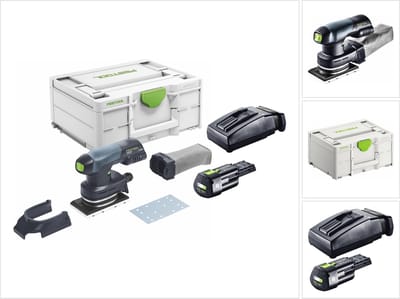 Festool RTSC 400-Basic accu-schuifzaag 18 V 80 x 130 mm borstelloos + 1x accu 3,0 Ah + oplader + Systainer