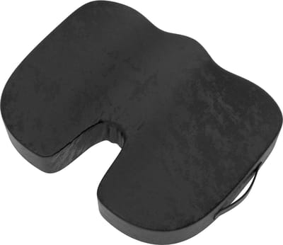 Intirilife draagbaar orthopedisch traagschuim zitkussen voor thuiskantoor, autorijden en comfortabel zitten