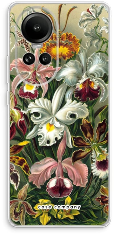 Case Company® - Hoesje geschikt voor Oppo Reno 10 hoesje - Haeckel Orchidae - Soft Cover Telefoonhoesje - Bescherming aan alle Kanten en Schermrand