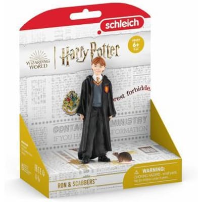schleich WIZARDING WORLD - Ron Wemel en Schurfie - Ron Weasley & Scabbers - Harry Potter - 42634