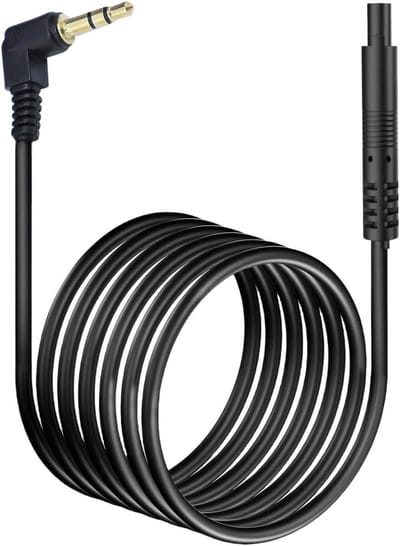 SnelShoppen - 2.5mm Plug naar 4 Pin Dashcam Kabel 9.5m - Auto Achteruitkijkcamera Verlengkabel voor Dashcam Carplay Scherm - Plug and Play Vervangings