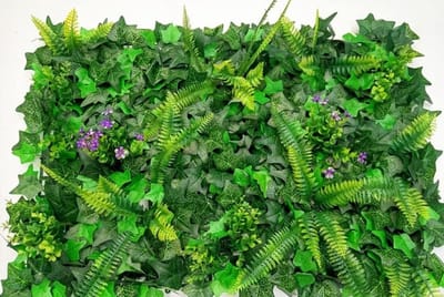 Kunstgras Platen - Decoratieve Heg - Buiten Decoratie - UV-bestendig Materiaal - 40x60 cm - Groen