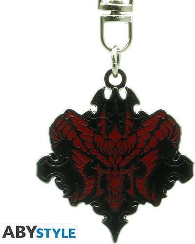 Diablo Logo Metalen Sleutelhanger