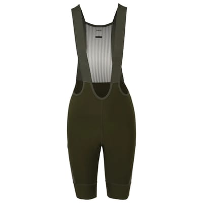 AGU Venture - Bibshort - Fietsbroek met Zeem - Gravelbroek - Dames - Groen - Elastische bretels - Mesh zijzakken - XS