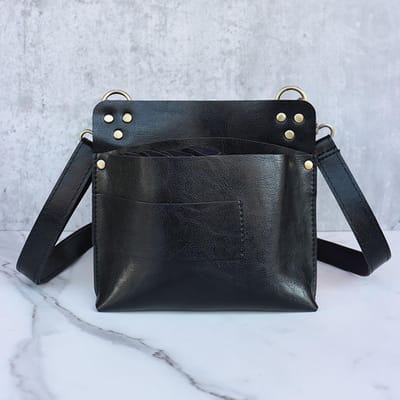 Kapper Schaar Tas Haarstylist Heuptas 7-Slot Schaarhouder Tas PU Lederen Gereedschapstas voor Schaar