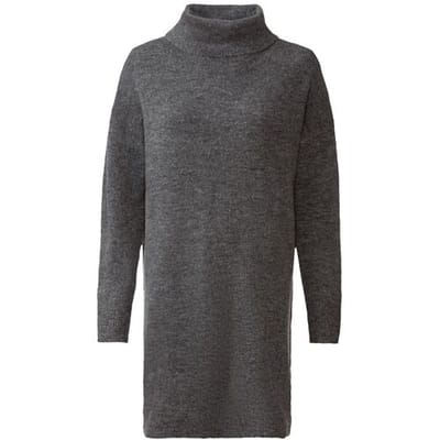 ESMARA Dames pulloverjurk (Donkergrijs, XS (32/34))