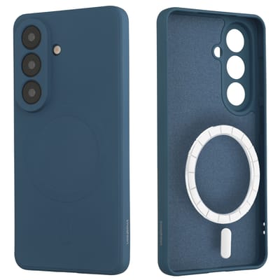 imoshion Hoesje - Geschikt voor Samsung Galaxy S26 Plus - Color Backcover met Magnetische Ring - Donkerblauw