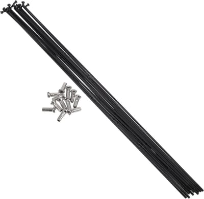 Fiets Spaken - Wiel Spaken - Fiets Reparatie - 304 Rvs Materiaal - 280mm Lengte - Zwart