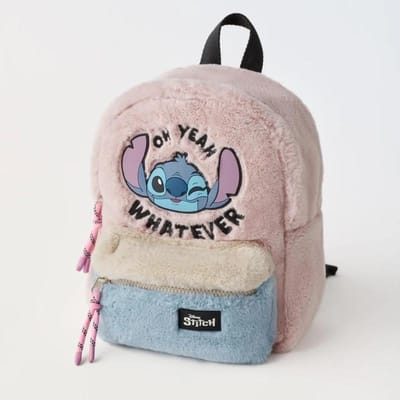 Disney Cartoon Stitch Nieuwe Kinderrugzak Mini Schooltas Schattige Schoudertas voor Jongens en Meisjes gray