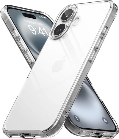 Geschikt voor iPhone 16 Plus Hoesje Transparant Siliconen Hoesje - Anti-Slip Grip - Epicmobile
