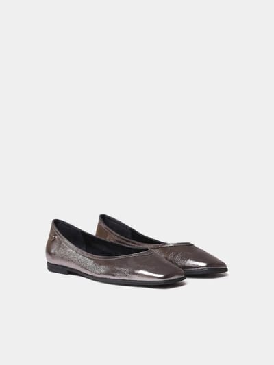 Damesballerina's van glanzend leer | MELISA-MT