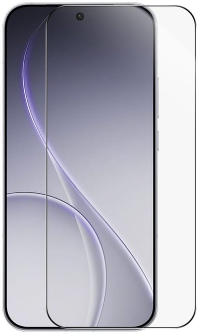 Coverup Screen Protector - Geschikt voor OPPO Reno15 Pro Screen Protector - Coverup Full-Cover 9H Tempered Glass - Zwart