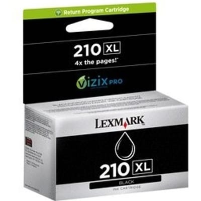 Lexmark 14L0174E nr. 210XL inktcartridge zwart hoge capaciteit (origineel)