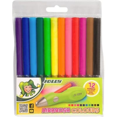 Recharges pour AirBrush Fun Jolly - 12 couleurs