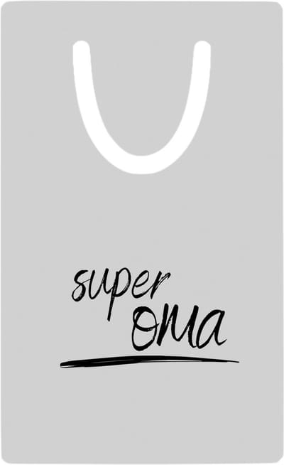 Hacebo® - super oma metalen boekenlegger - Oma - de beste oma - verjaardagscadeau - verjaardag - cadeau - cadeautje voor oma - oma artikelen - kado - geschenk - gift Bladwijzer boekenleggers - 7.6 cm x 5cm