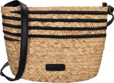 PE Florence Natural Life Schoudertas - Naturel Zwart
