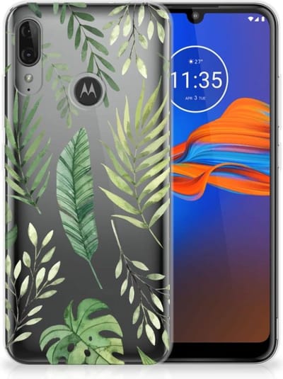 Motorola Moto E6 Plus TPU Case Leaves