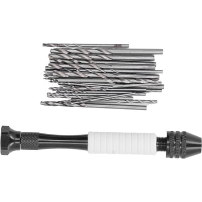 49-delige set Handboormachineset HSS ABS Spiraalboren Bit voor Hout Plastic Rubber