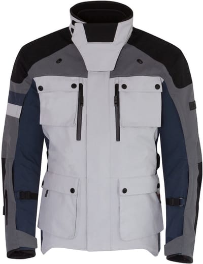 Merlin Solitude D3O Blauw Grijs Textiele Motorjas - Jas