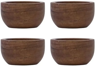 House Doctor Eierdopjes wood naturel - 4 stuks