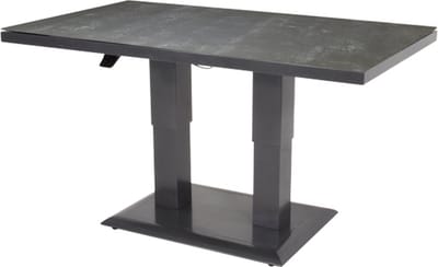 Loungetafel verstelbaar Mojito Ceramic Black 130x75cm