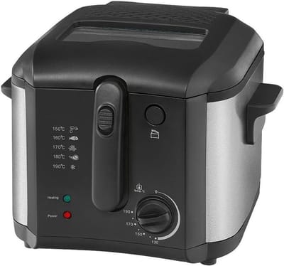 SNJY® Frituurpan - Friteuse - Frituurketel - 1600 Watt - Zwart