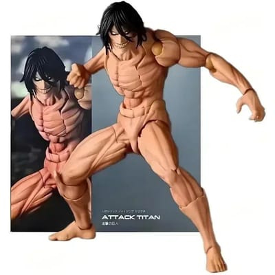 Heet Kaiyodo Attack on Titan Pantser Titan Revoltech Yamaguchi Anime Actiefiguren Figuur Ko Gewricht Beweegbaar Model Duurzaam Speelgoed cadeaus With Box