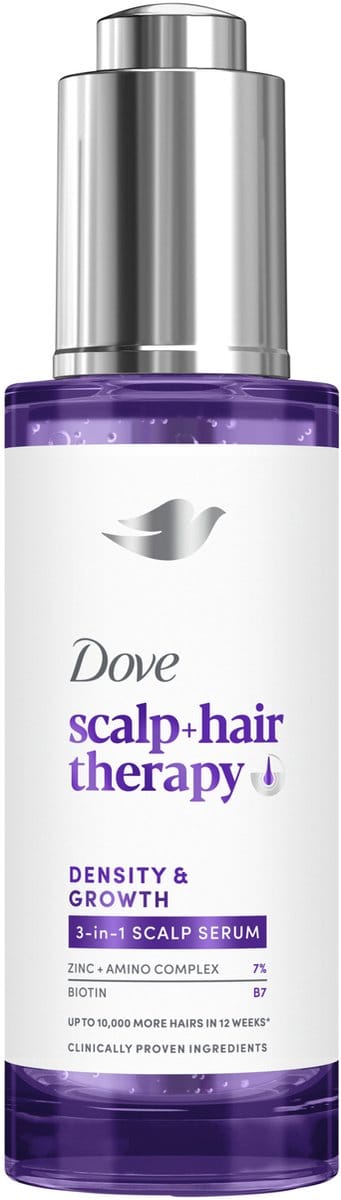 DOVE Scalp + Hair Therapy Serum - Density & Growth¹ - haarserum met 3 voordelen in 1 - 45 ml
