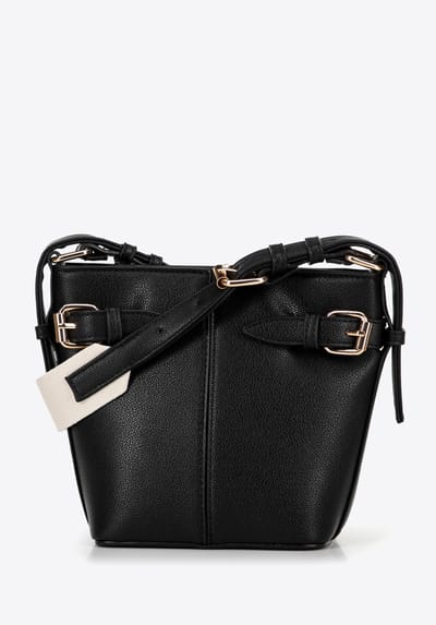 Wittchen Dames Kleine Bucket Bag Gemaakt van Eco-leer Zwart