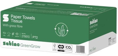 Satino GreenGrow PT2 vouwhanddoek m-vouw 24x20,6cm 2-laags