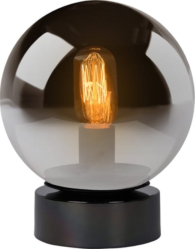 Lucide JORIT - Tafellamp - Ø 20 cm - 1xE27 - Fumé