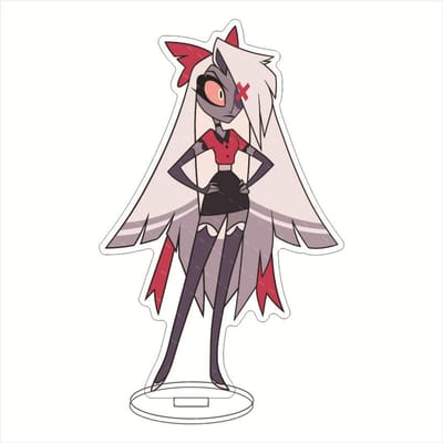 Anime Hazbin Hotel Charlie Morningstar Cosplay Stand Acryl Figuren Vaggie Bureau Staande Signaal Model Decoratie Verjaardagscadeaus 15cm