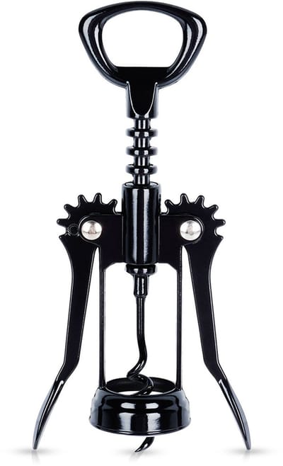 Kurkentrekker Metaal Zwart 16 cm - Wijn Opener
