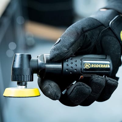 Mini Polijstmachine - Compacte Polijster - Oppervlakken Verfraaien - Ergonomisch Ontwerp - 152 mm Lengte - Zwart